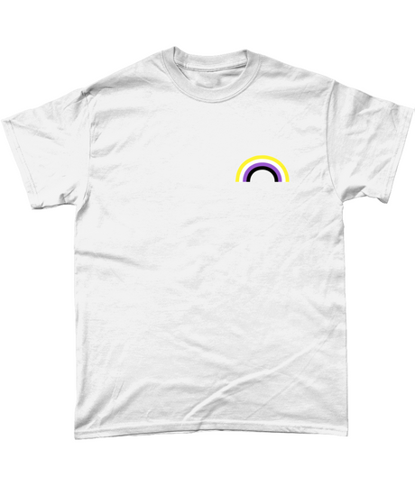 Non-Binary Rainbow T-Shirt - Proud Supplies