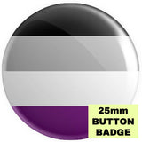 Asexual Flag Button Badge - Proud Supplies