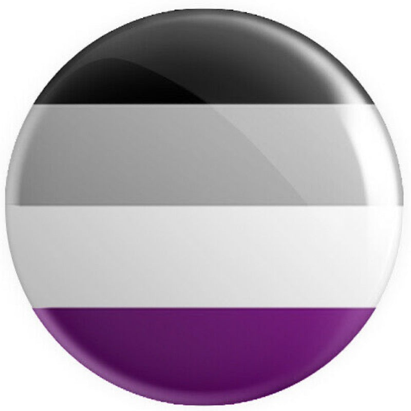 Asexual Flag Button Badge - Proud Supplies