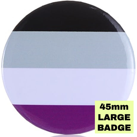 Asexual Flag Large Badge - Proud Supplies