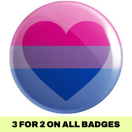 Biromantic Flag Button Badge - Proud Supplies LGBTQ+ Gay Pride Store