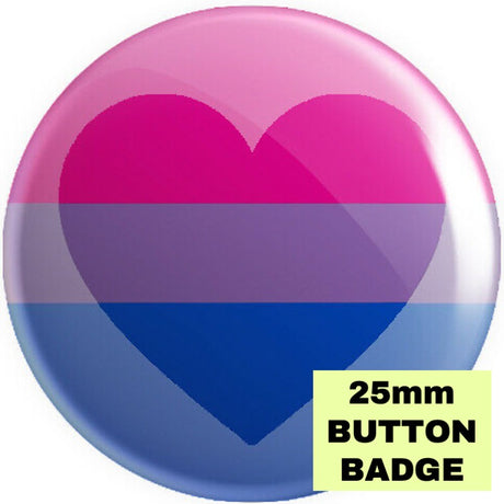 Biromantic Flag Button Badge - Proud Supplies LGBTQ+ Gay Pride Store