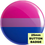 Bisexual Flag Button Badge - Proud Supplies