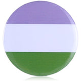 Genderqueer Flag Large Badge - Proud Supplies