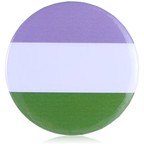 Genderqueer Flag Large Badge - Proud Supplies