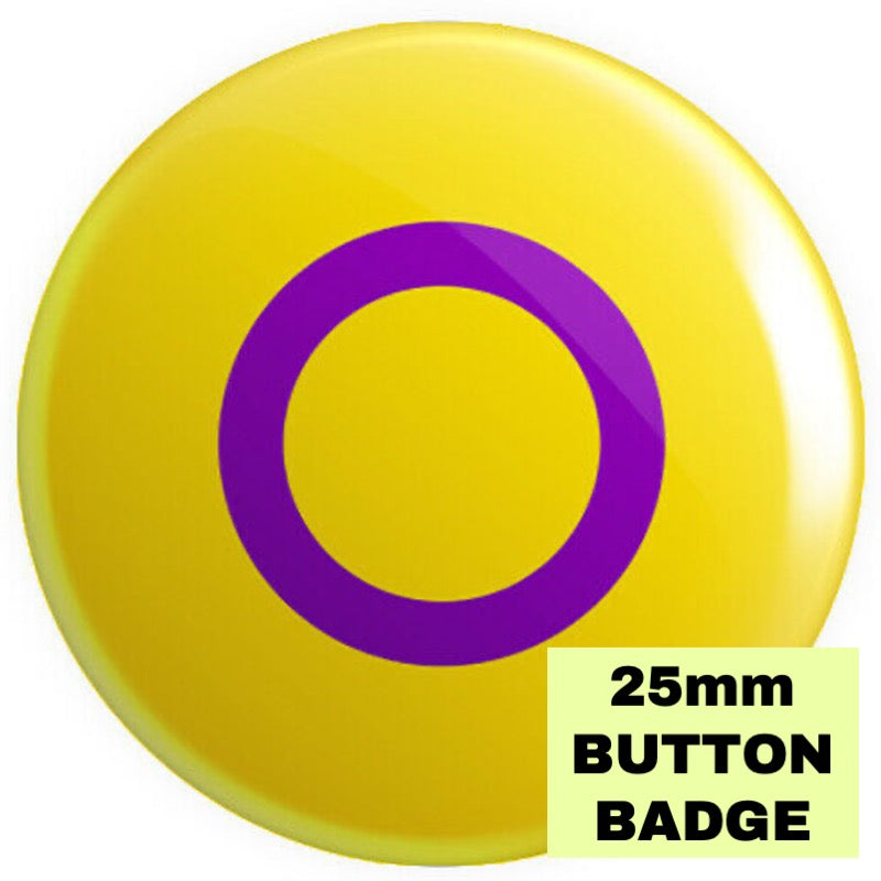 Intersex Flag Button Badge - Proud Supplies