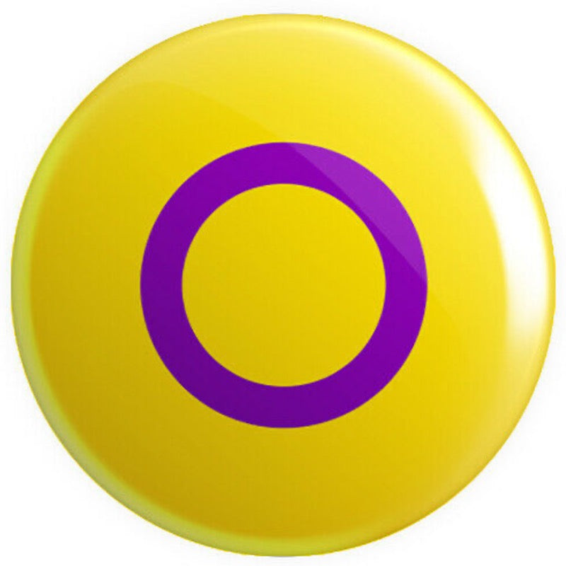 Intersex Flag Button Badge - Proud Supplies