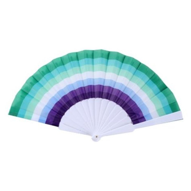 PROUD ESSENTIALS MLM (Gay Man) Pride Flag Handheld Fan - Proud Supplies LGBTQ+ Gay Pride Store