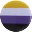 Non-Binary Flag Large Badge - Proud Supplies