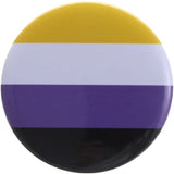 Non-Binary Flag Large Badge - Proud Supplies