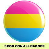 Pansexual Flag Button Badge - Proud Supplies