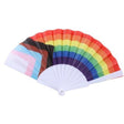 PROUD ESSENTIALS Progress Pride Flag Handheld Fan - Proud Supplies LGBTQ+ Gay Pride Store