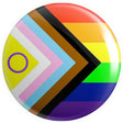 Progress Flag (Intersex) Button Badge - Proud Supplies