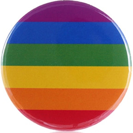 Rainbow Pride Flag Large Badge - Proud Supplies