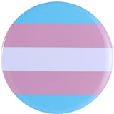 Transgender Flag Large Badge - Proud Supplies