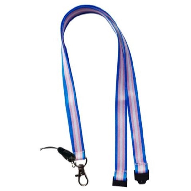 Transgender Pride Flag Lanyard - Proud Supplies LGBTQ+ Gay Pride Store